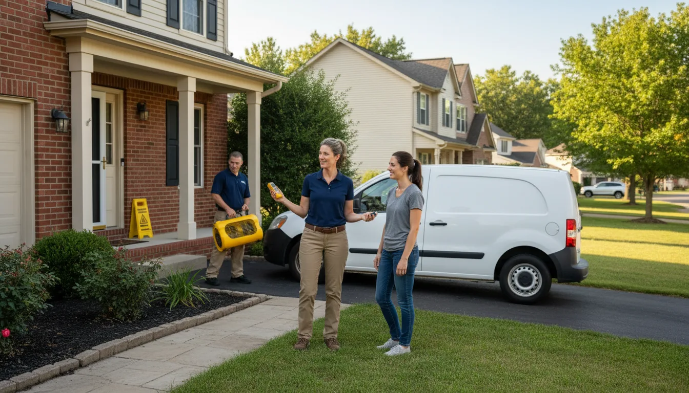 Water restoration image for Dehumidification And Cleanup Services in Selfridge, ND